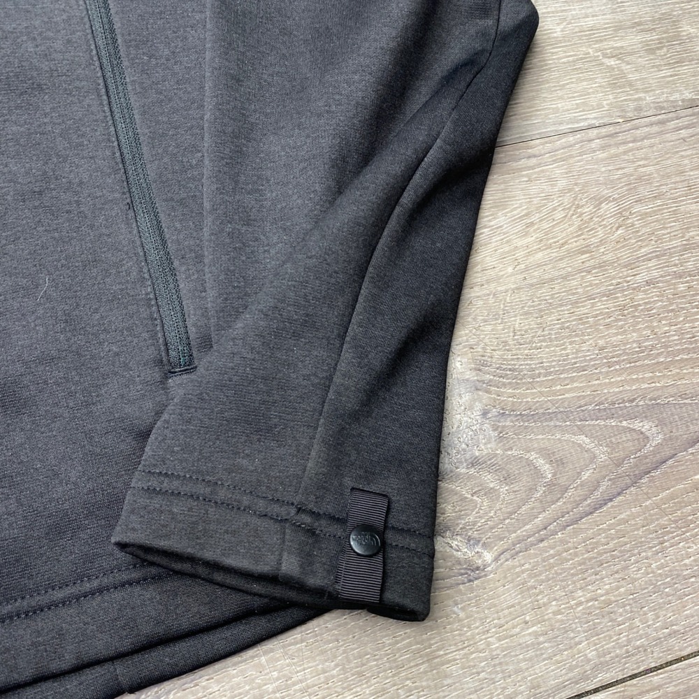 The North Face Jacket Mens Small Black Full Zip Fleece Lined Polyester Track - Picture 4 of 11
